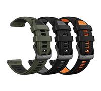 ANBEST 22mm Pulsera Compatible con Forerunner 255/Vivoactive 4/Venu 2 Correa, Reemplazar Pulsera Deportiva de Silicona para Gear S3/Galaxy Watch 3 45mm/Huawei GT 46mm Watch