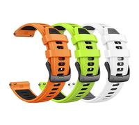 ANBEST 22mm Pulsera Compatible con Forerunner 255/Vivoactive 4/Venu 2 Correa, Reemplazar Pulsera Deportiva de Silicona para Gear S3/Galaxy Watch 3 45mm/Huawei GT 46mm Watch