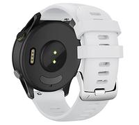 ANBEST 22mm Pulsera Compatible con Forerunner 255/Vivoactive 4/Venu 2 Correa, Reemplazar Pulsera Deportiva de Silicona para Gear S3/Galaxy Watch 3 45mm/Huawei GT 46mm Watch, Blanco