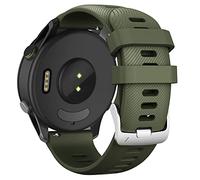 ANBEST 22mm Pulsera Compatible con Forerunner 255/Vivoactive 4/Venu 2 Correa, Reemplazar Pulsera Deportiva de Silicona para Gear S3/Galaxy Watch 3 45mm/Huawei GT 46mm Watch, Ejército Verde