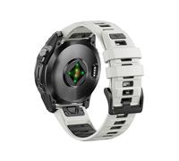 ANBEST Correa para Garmin Fenix 6 Pro/7/8 47mm, Correa Silicona 22mm Quick-fit para Fenix 6/7 Pro/5/5 Plus/Instinct 2X/Descent MK 3 51mm/2/2i