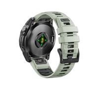 ANBEST Correa para Garmin Fenix 6 Pro/7/8 47mm, Correa Silicona 22mm Quick-fit para Fenix 6/7 Pro/5/5 Plus/Instinct 2X/Descent MK 3 51mm/2/2i