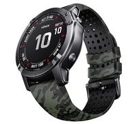 ANBEST Correa para Garmin Fenix 6X Pro/Fenix 7X Pro/Fenix 6X/7X/5X Correas, 26mm Ajuste Rápido Pulsera de Repuesto de Silicona para Fenix 3/3HR/Instinct 2X/Enduro 2 Correa