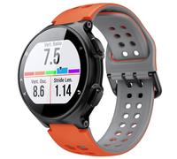ANBEST Correa para Garmin Forerunner 735XT/235/220/230/620/630 Correas, Pulsera de Silicona Deportiva de Repuesto para Approach S20/S5/S6, Naranja/Gris