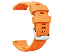 ANBEST Pulsera Compatible con Forerunner 255S/Vivoactive 4S/Venu 2S Correa, Reemplazar Pulsera Deportiva de Silicona para Garmin Vivomove 3S/Withings 18mm Smart Watch, Naranja