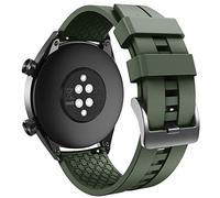 ANBEST Pulsera Compatible con Huawei Watch GT/GT 2 (46mm)/GT 3 46mm Correa, Silicona Correa de Repuesto para Huawei Watch GT Active/Sport/Classic/Gear S3 Frontier/Gear S3 Classic, Army Green