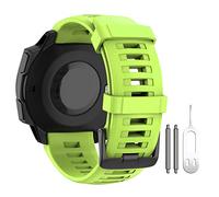 ANBEST Pulseras de Silicona Compatibles con Garmin Instinct Esports Correa, Pulsera de Suave Repuesto Deportiva para Garmin Instinct Tactical/Tide/Solar Smart Watch, Verde