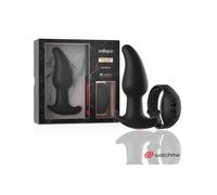 ANBIGUO - WATCHME CONTROL REMOTO PLUG ANAL VIBRADOR CON ROTACIÃN DE PERLAS AMADEUS
