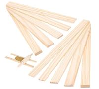 ANBOO 10 Piezas Herramienta Cerámica Varita Madera & Guía de Rodamiento para Escultura de Arcilla, Bastones de Guía de Rodamiento de Cerámica, Conjunto de Calidad Profesional