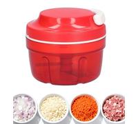 ANBOO Cortador manual de cebolla, picadora de cebolla roja, picadora manual con cable, cocina, hogar, picadora de verduras, picadora multifunción, cebolla, ajo, verduras, picadora de carne