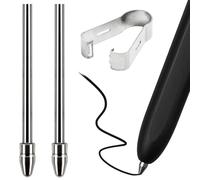 ANBOO - Juego de 2 puntas de lápiz para Samsung S Pen (punta de aleación de titanio, robustas, compatibles con bolígrafos Samsung S/S9 (con clip) (C)