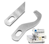 ANBOO Juego de cuchillos para Gritzner Overlock 788, con Dorina 710 Overlock, máquina de coser Brother, New Life 1151 K, New Life 1131 K, juego de cuchillos superior e inferior, compatible con Singer
