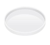 Anboo - Molde de silicona epoxi de 30 cm, bandeja grande de silicona redonda, molde de mesa de resina epoxi para río, café, oficina, reloj, molde de embutidos, tabla de bricolaje, decoración del hogar
