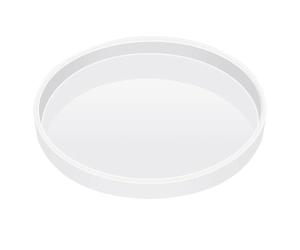 Anboo - Molde de silicona epoxi de 30 cm, bandeja grande de silicona redonda, molde de mesa de resina epoxi para río, café, oficina, reloj, molde de embutidos, tabla de bricolaje, decoración del hogar