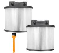 ANBOO Paquete de 2 filtros HEPA DXVC4001 de repuesto para aspiradoras DeWalt de 4 a 5 galones en húmedo/seco DXV04T DXV05P DXV05S DXV06G DXV08S