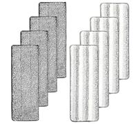 ANBOO Paquete de 8 almohadillas de repuesto para mopa Joymoop, para oshang, para BOSHENG, almohadillas planas duraderas y lavables, 8 unidades