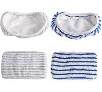 ANBOO - Serpilleras de repuesto para Rowenta Clean & Steam ZR005801/RY7/RY8, paños de microfibra, almohadilla de fregona reutilizable para limpiar y frotar suelos (4 unidades)