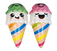 Anboor 2pcs Squishies Set Juguetes Squeeze Ice Cream Kawaii Slow Rising Perfumado Kid Juguetes Alimento Recoger