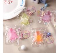 ANBOOR Juego de 4 mini tortugas de tortuga - Lindas tortugas de cristal para mochilas, juguetes sensoriales para estrés, animales marinos, novelty para fiestas y cumpleaños