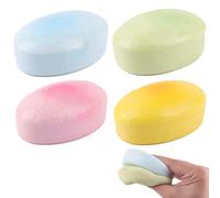 Anboor Juego de 4 moldes de tarta de queso para tarta de queso hinchables lentamente, juguetes para aliviar el estrés para Halloween,