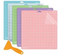 ANBOWEI 5 Alfombrillas de Corte para Cricut Maker/Explore Air 2/Air/One 12x12" Tapete de Corte Adhesivas, Cutting Mat Repuesto para Cricut - StandardGrip, LightGrip, StrongGrip, FabricGrip