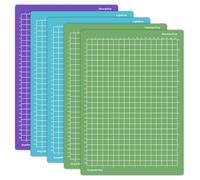 ANBOWEI 5 Piezas Alfombrilla de Corte para Cricut Joy Xtra 8,5x12" Cutting Mat Repuesto, Tapete de Corte Adhesivas, StandardGrip LightGrip StrongGrip Esterilla de Corte para Cricut