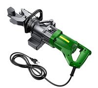 Anbull Dobladora de barras de refuerzo eléctrica de 900W, doblado hidráulico de barras de refuerzo que dobla hasta 5/8 pulgadas # 5 16mm Rebar, ángulo de flexión 0-130 grados, dobladora de barras de refuerzo con perno de posicionamiento