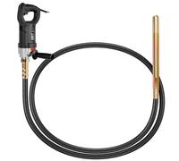 Anbull Vibrador de Hormigón 4 m, 1800 W Vibrador para Hormigón, 5000 rpm, Frecuencia: 200 Hz, Amplitud: 0,9 mm, Concrete Vibrator, Negro