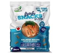 ANC FRESH Snacks Huesitos de Carne para Perros Adultos, Cachorros y Senior - Pack 5 x 100 gr (Salmón)
