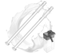 Ancable 2 tubos de succión de leche para cafeteras DeLonghi ECAM, ETAM, ESAM, reemplazo para 5313232961, mangueras de leche de 15,7 cm de alta calidad con sistema LatteCrema