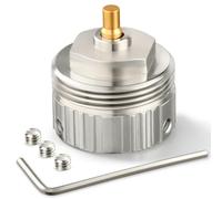 Ancable Adaptador de válvula de radiador de metal apto para Danfoss RAVL 26 mm a cabezal termostático M30 x 1,5, accesorio de calefacción duradero (1 unidad)