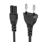 Ancable - Cable de alimentación para dispositivos pequeños (5 m, cable de alimentación C7 para PS4, PS5, enchufe europeo a euro8, cable para dispositivos pequeños, para LG Philips, Sony, Panasonic TV,