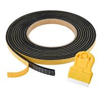Ancable Cinta de Sellado Autoadhesiva para Fregaderos Empotrados, 9 mm x 3 mm x 3,3 m, Resistente Al Agua Con Pequeño Raspador