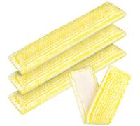 Ancable Juego de 4 cabezales de microfibra para limpiacristales Kärcher WV, 4 piezas de repuesto de microfibra compatibles con aspiradoras Kärcher WV2 WV5 WV6 Plus Premium