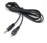 Ancable Paquete de 2 cables de audio RCA macho a 3,5 mm monoaural mini mono macho de 3,5 mm, cable de disparo para barra de sonido de subwoofer preamplificador