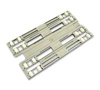 ANCASTOR Soporte de Ruedas de cesto de lavavajillas Fagor, Edesa 1LF13SX, 2LF013SX, LE21P, LFA19S, Roman V061IT