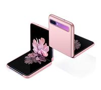 anccer Funda Samsung Galaxy Z Flip, Ultra Slim Anti-Rasguño y Resistente Huellas Dactilares Totalmente Protectora Caso de Duro Cover Case para Samsung Galaxy Z Flip (Oro Rosa Liso)