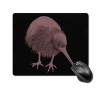 Anceky Alfombrilla de ratón Cuadrada Kiwi BirdPad para Juegos con Base de Goma Antideslizante de 18 x 22 cm