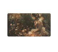 Anceky Alfombrilla de ratón para Juegos con diseño de Hada, Base de Goma Antideslizante, Extensible, para Oficina, Juegos y hogar, 40 x 75 cm