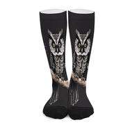 Anceky Calcetines deportivos para hombre y mujer, calcetines deportivos Late Night Owl Crew, calcetines deportivos