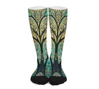 Anceky Calcetines deportivos para hombre y mujer, calcetines deportivos Trees Crew, deportes