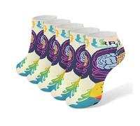 Anceky Calcetines Left And Right Brain Advantage, invisibles, de corte bajo, antideslizantes, deportivos, casuales, unisex.