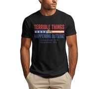 Anceky Camiseta Están sucediendo Cosas terribles afuera de Estados Unidos 2026, Camiseta antihielo para Hombre