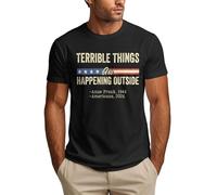 Anceky Camiseta Están sucediendo Cosas terribles afuera de Estados Unidos 2026, Camiseta antihielo para Hombre