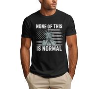 Anceky Camiseta Nada de Esto es Normal con declaración de protesta contra el Hielo para Hombre