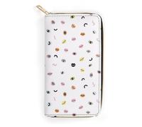 Anceky Cartera de Cuero para Adultos con diseño de Todos los Pechos Son Hermosos, Color Blanco, Resistente al Agua, con Interior Multicapa, Ideal para Llevar a Diario y para Viajes.