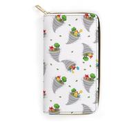 Anceky Cartera de Viaje de Cuero de Gran Capacidad para Hombre y Mujer, diseño Resistente al Agua, Bolso portátil para artículos Esenciales y Viajes al Aire Libre, Terrible Tornado