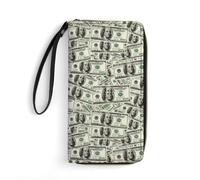 Anceky Cartera de Viaje para Hombre y Mujer, Interior Multicapa, diseño de Cuerda portátil, Ideal para Vacaciones, con un Billete de dólar Estadounidense Genial.