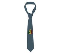 Anceky Corbata de hombre con león y bandera de Senegal, hebilla antideslizante, suave, duradera, resistente a la decoloración. Ideal para el Día del Padre.