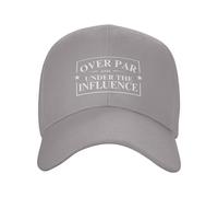 Anceky Gorra de béisbol Ajustable con el Logo Over Par and Under Influence